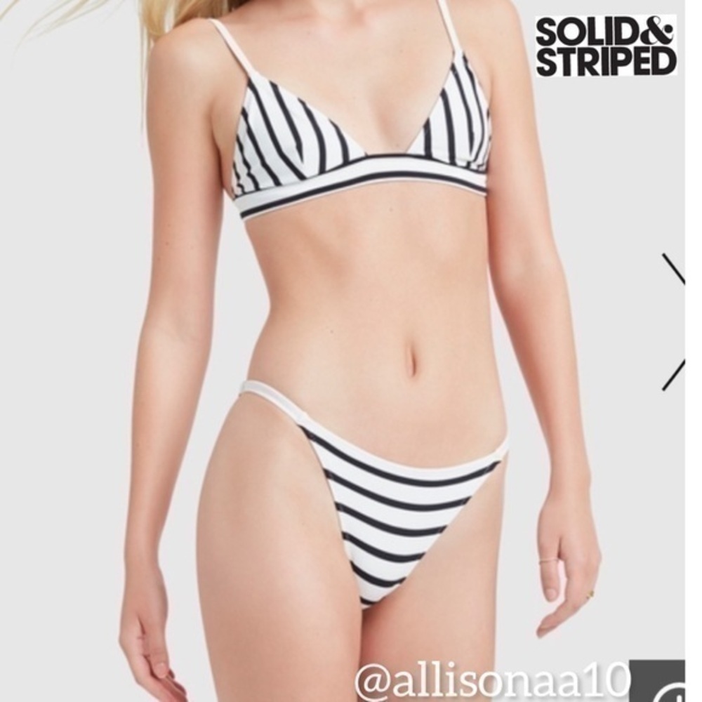 SOLID & STRIPED BOTTOM